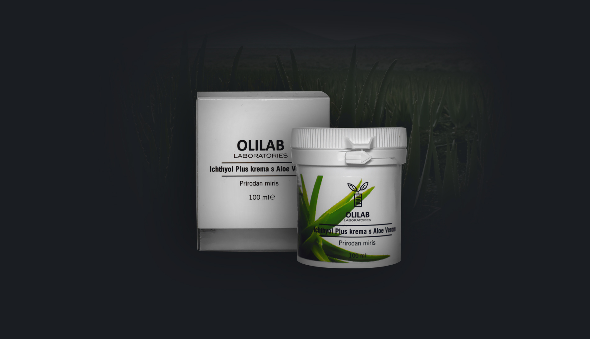 Olilab Ichthyol Plus krema s Aloe Verom